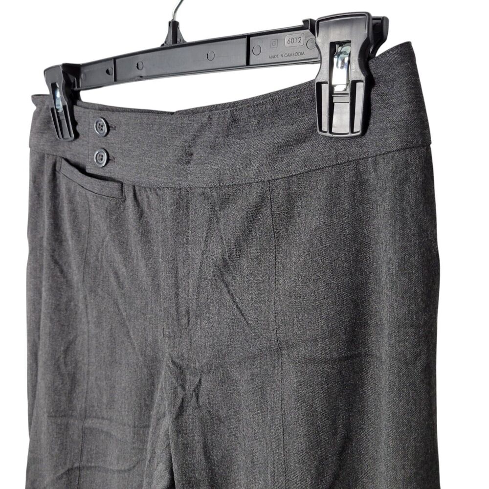 Nine West Womens Size 28? Petite Gray Solid Dress Pants - Picture 4 of 10